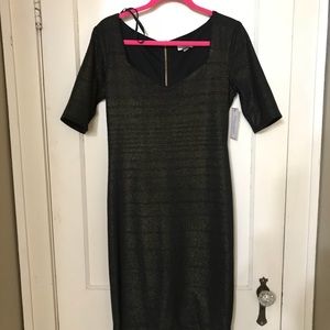 New W/out Tags BISOU BISOU black cocktail dress 10